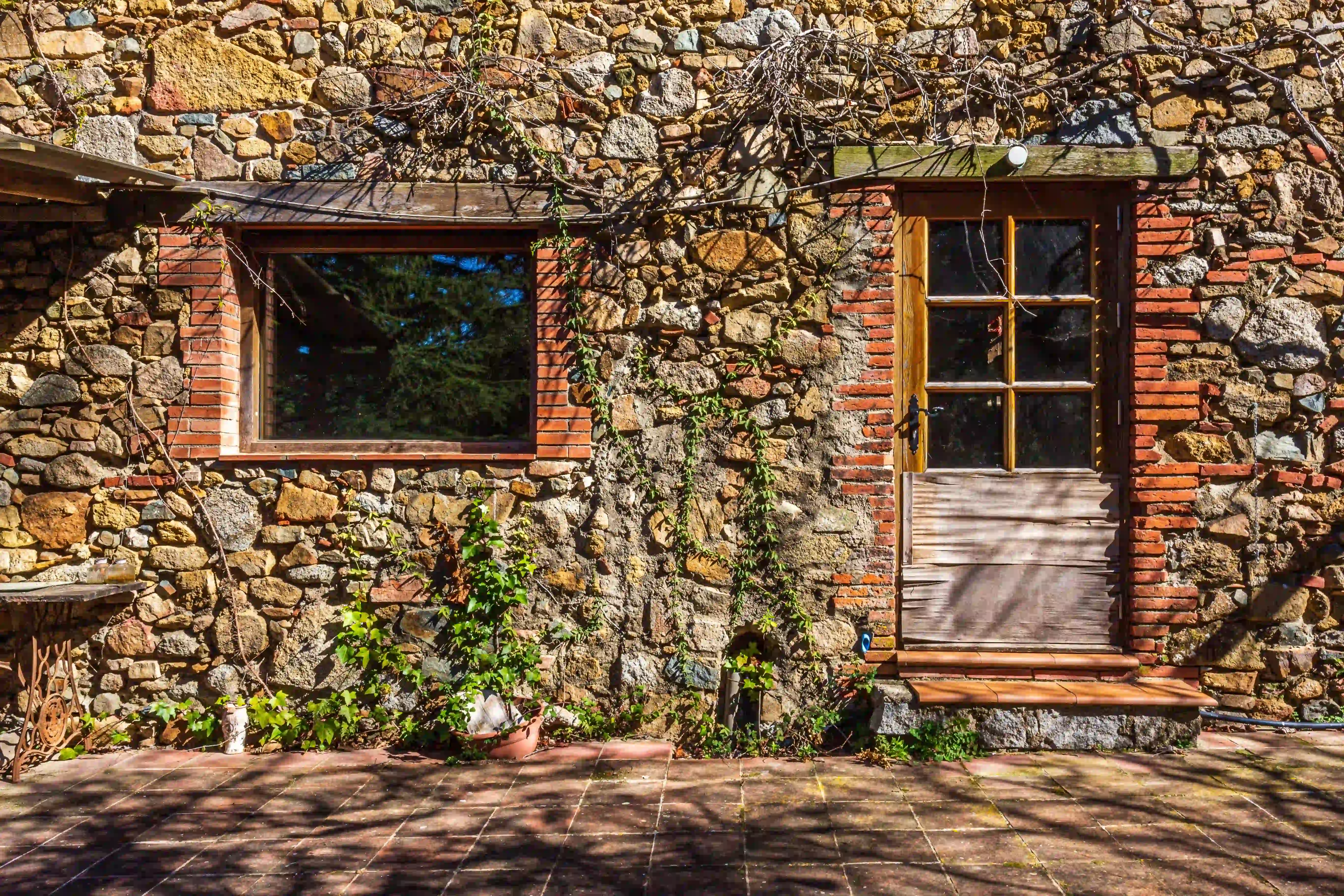 fachada de piedra
